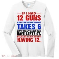 Funny Gun Rights Joke Women's Long Sleeve Shirt thumb 0