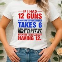Funny Gun Rights Joke Women's T-Shirt thumb 2