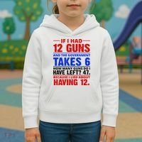 Funny Gun Rights Joke Kids Hoodie thumb 3