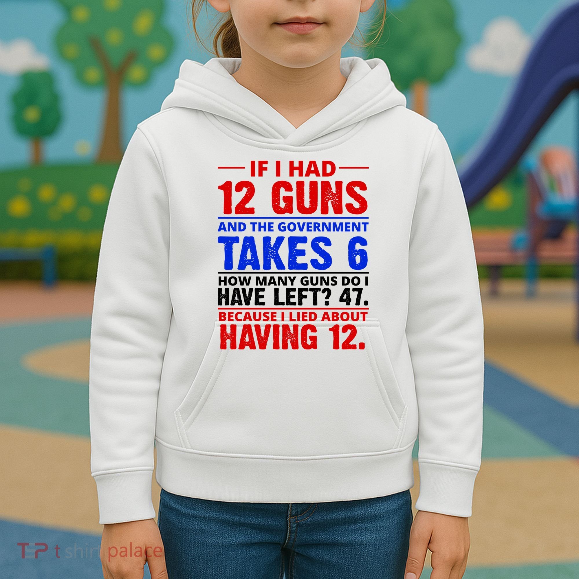 Funny Gun Rights Joke Kids Hoodie