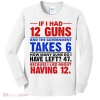 Funny Gun Rights Joke Kids Long Sleeve Shirt thumb 0