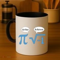 Funny Get Real Be Rational Shirt Pi Math Teacher Geek Coffee Mug thumb 4