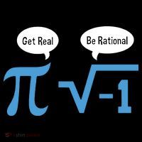 Funny Get Real Be Rational Shirt Pi Math Teacher Geek Ornament thumb 1
