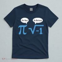 Funny Get Real Be Rational Shirt Pi Math Teacher Geek T-Shirt thumb 5