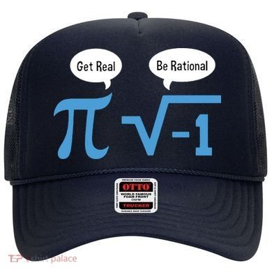 Funny Get Real Be Rational Shirt Pi Math Teacher Geek Hat
