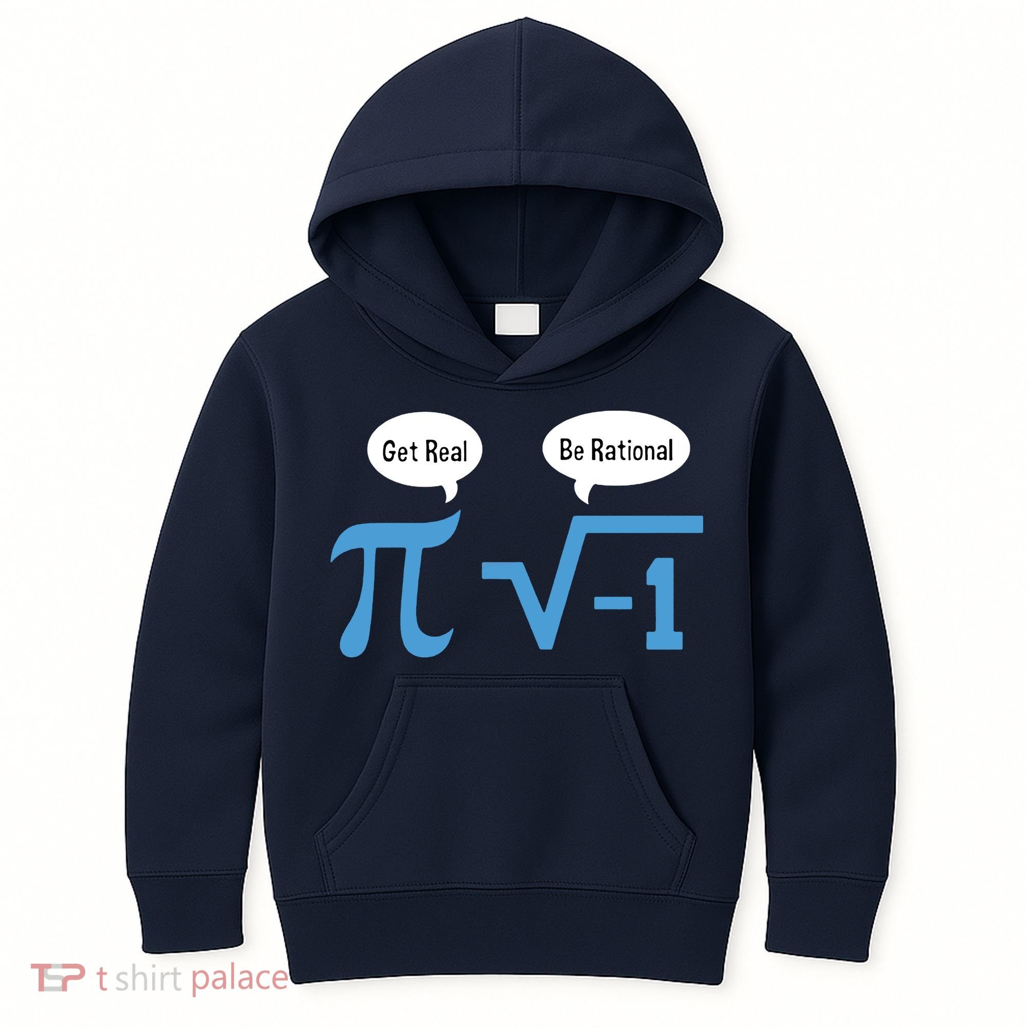 Funny Get Real Be Rational Shirt Pi Math Teacher Geek Kids Hoodie