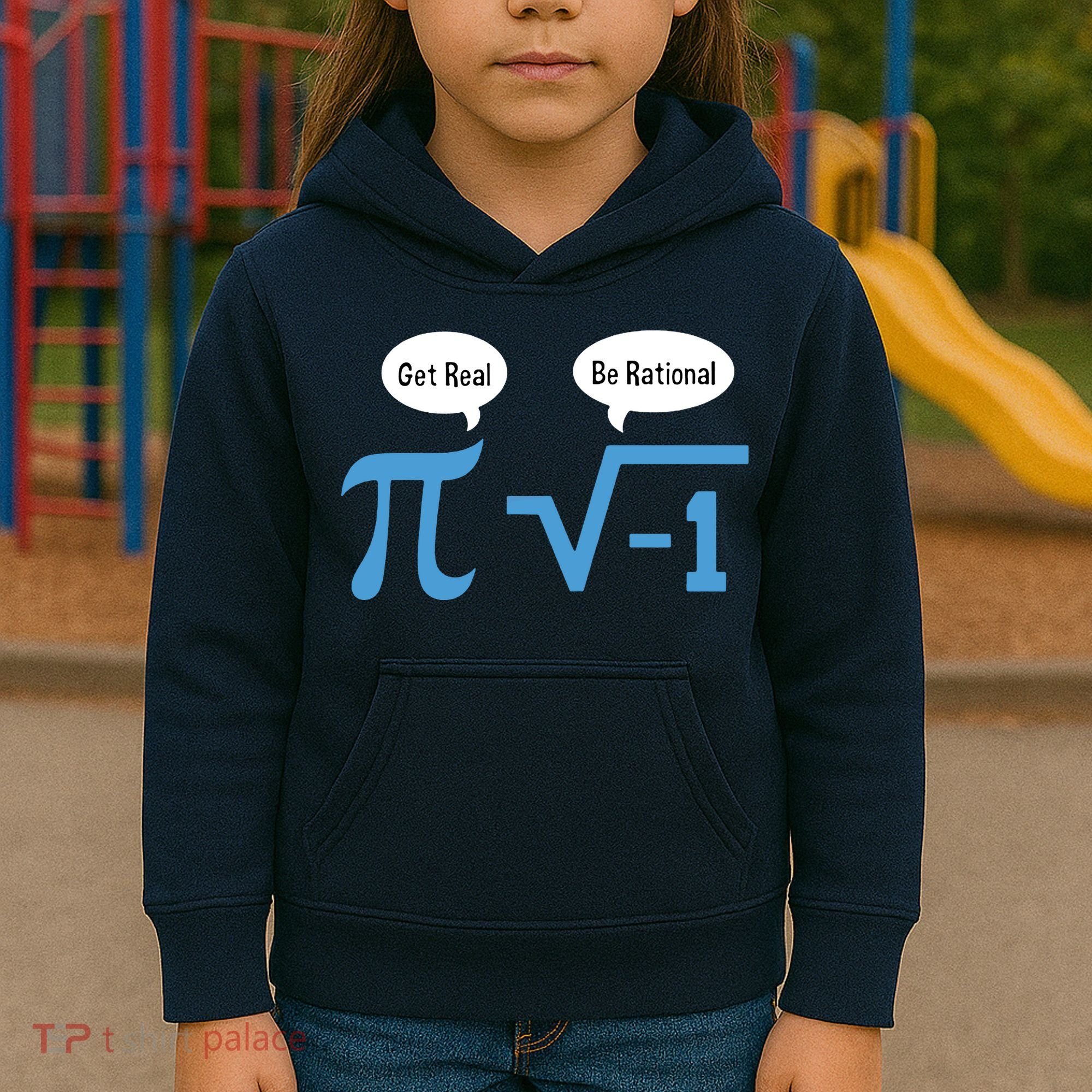 Funny Get Real Be Rational Shirt Pi Math Teacher Geek Kids Hoodie