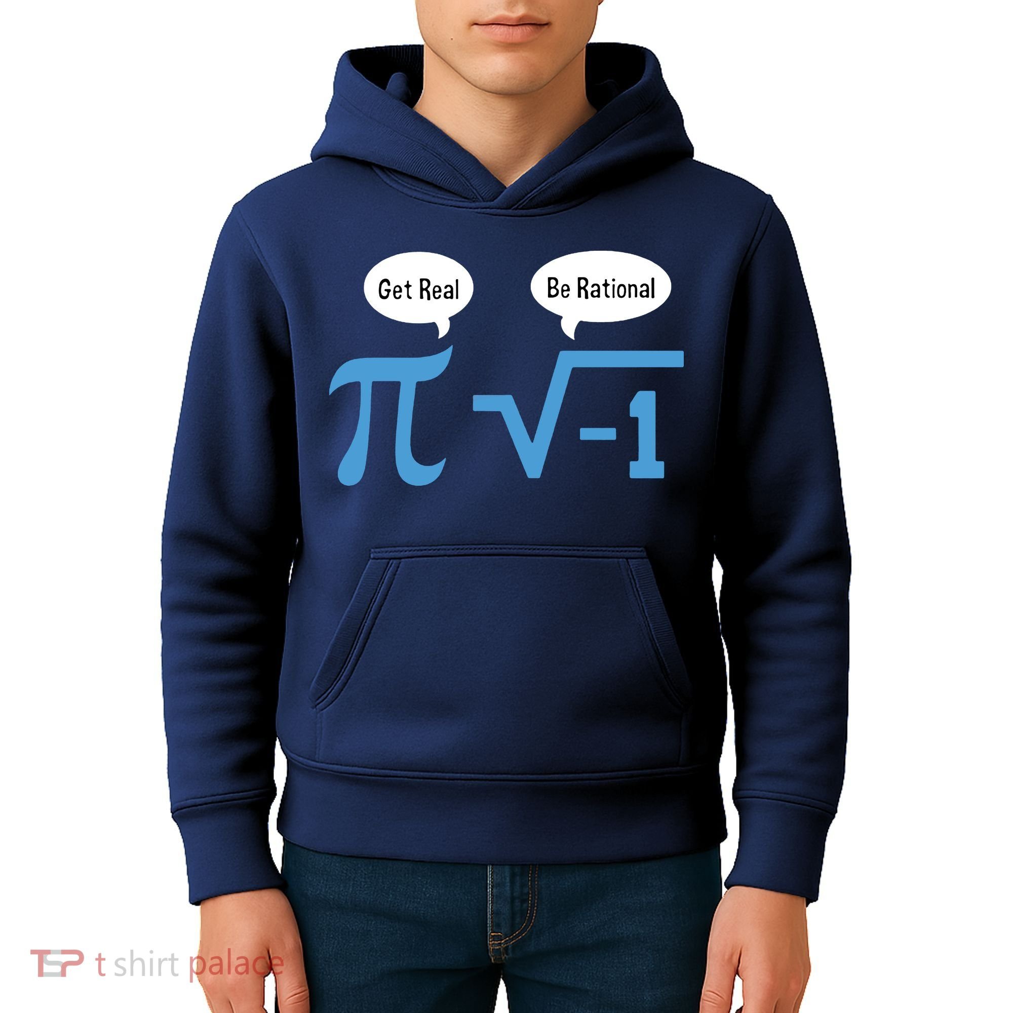 Funny Get Real Be Rational Shirt Pi Math Teacher Geek Kids Hoodie