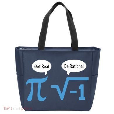 Funny Get Real Be Rational Shirt Pi Math Teacher Geek Tote Bag