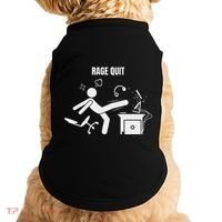 Funny Gamer Rage Quit Stick Figure Gaming Sarcastic Meme Doggie Tank thumb 0