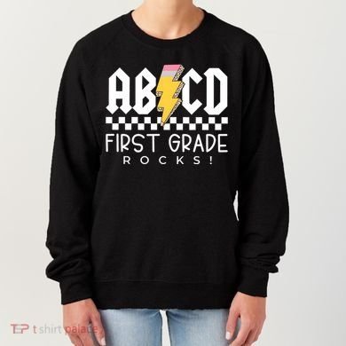 First Grade Rocks Teacher 1st Grade Women's Sweatshirt