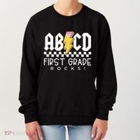 First Grade Rocks Teacher 1st Grade Women's Sweatshirt thumb 0