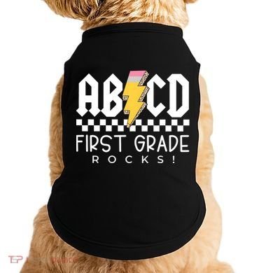 First Grade Rocks Teacher 1st Grade Doggie Tank