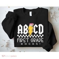 First Grade Rocks Teacher 1st Grade Sweatshirt thumb 2