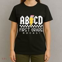 First Grade Rocks Teacher 1st Grade T-Shirt thumb 4
