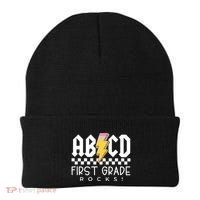 First Grade Rocks Teacher 1st Grade Beanie thumb 0