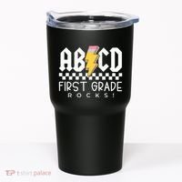 First Grade Rocks Teacher 1st Grade Tumbler thumb 0