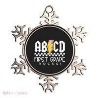 First Grade Rocks Teacher 1st Grade Ornament thumb 0
