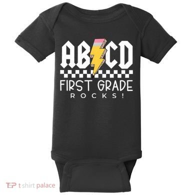 First Grade Rocks Teacher 1st Grade Baby Bodysuit