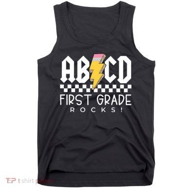 First Grade Rocks Teacher 1st Grade Tank Top