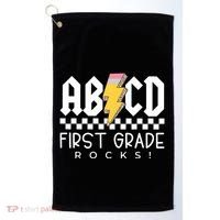 First Grade Rocks Teacher 1st Grade Golf Towel thumb 0