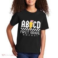 First Grade Rocks Teacher 1st Grade Kids T-Shirt thumb 2