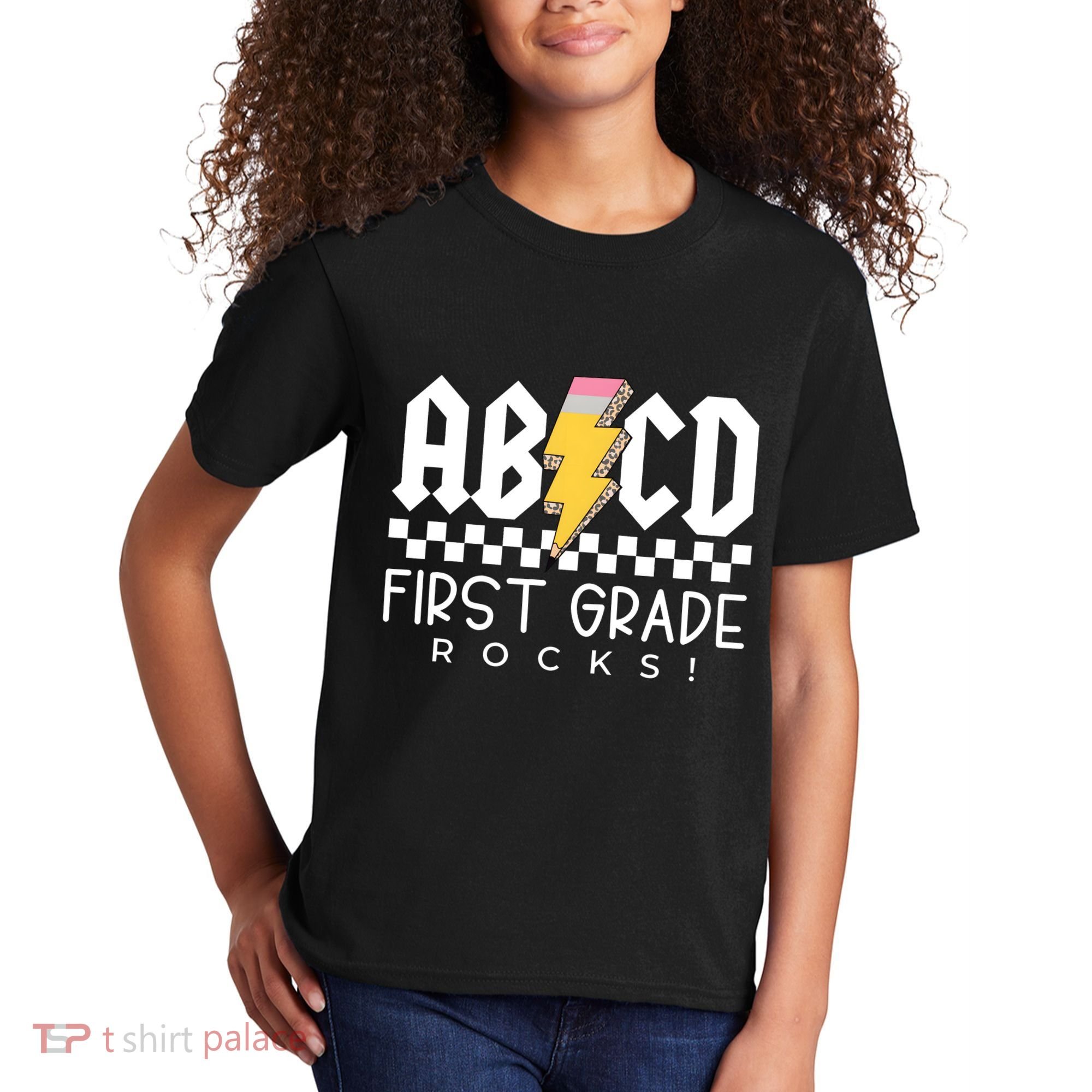 First Grade Rocks Teacher 1st Grade Kids T-Shirt