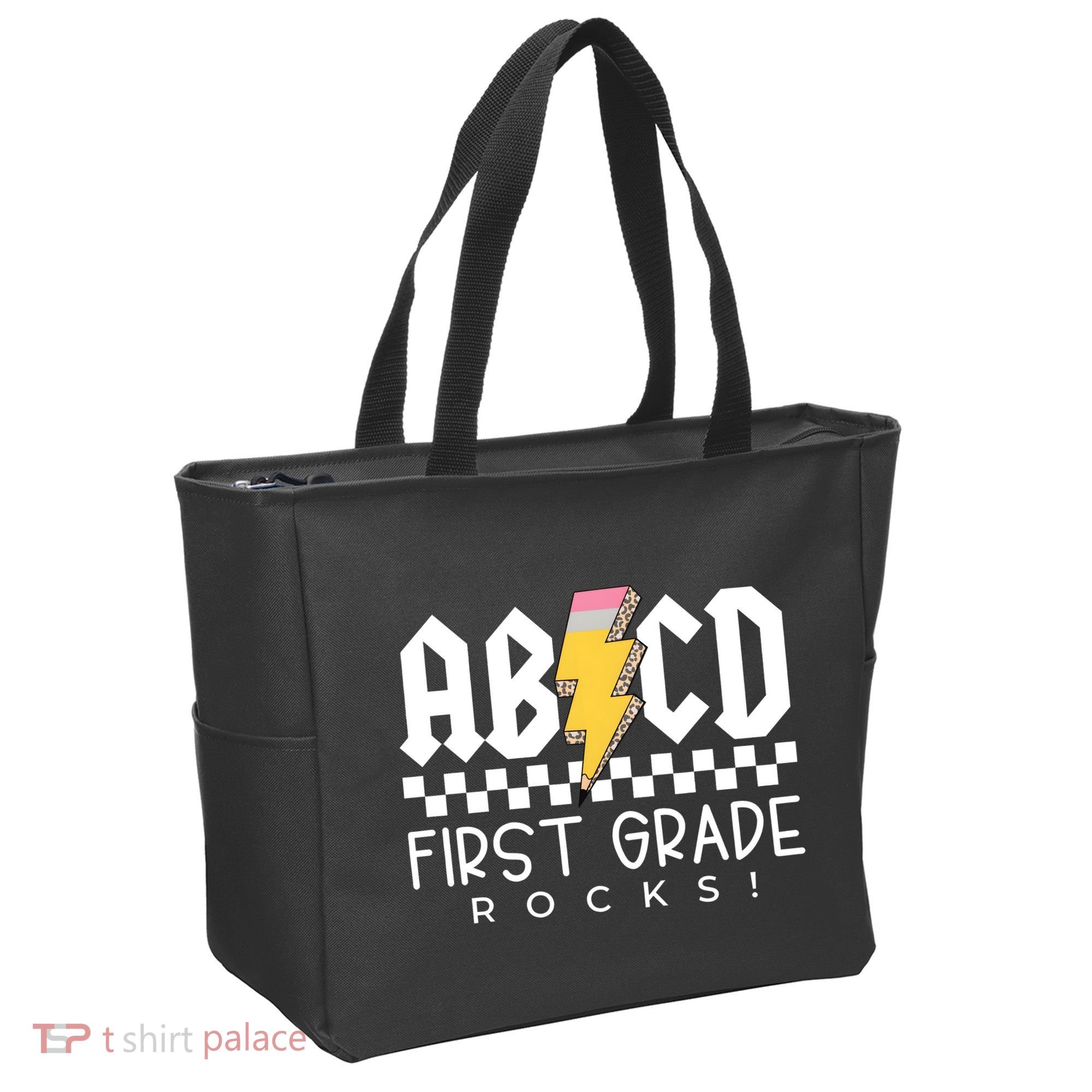 First Grade Rocks Teacher 1st Grade Tote Bag
