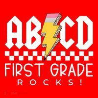First Grade Rocks Teacher 1st Grade Santa Hat thumb 1