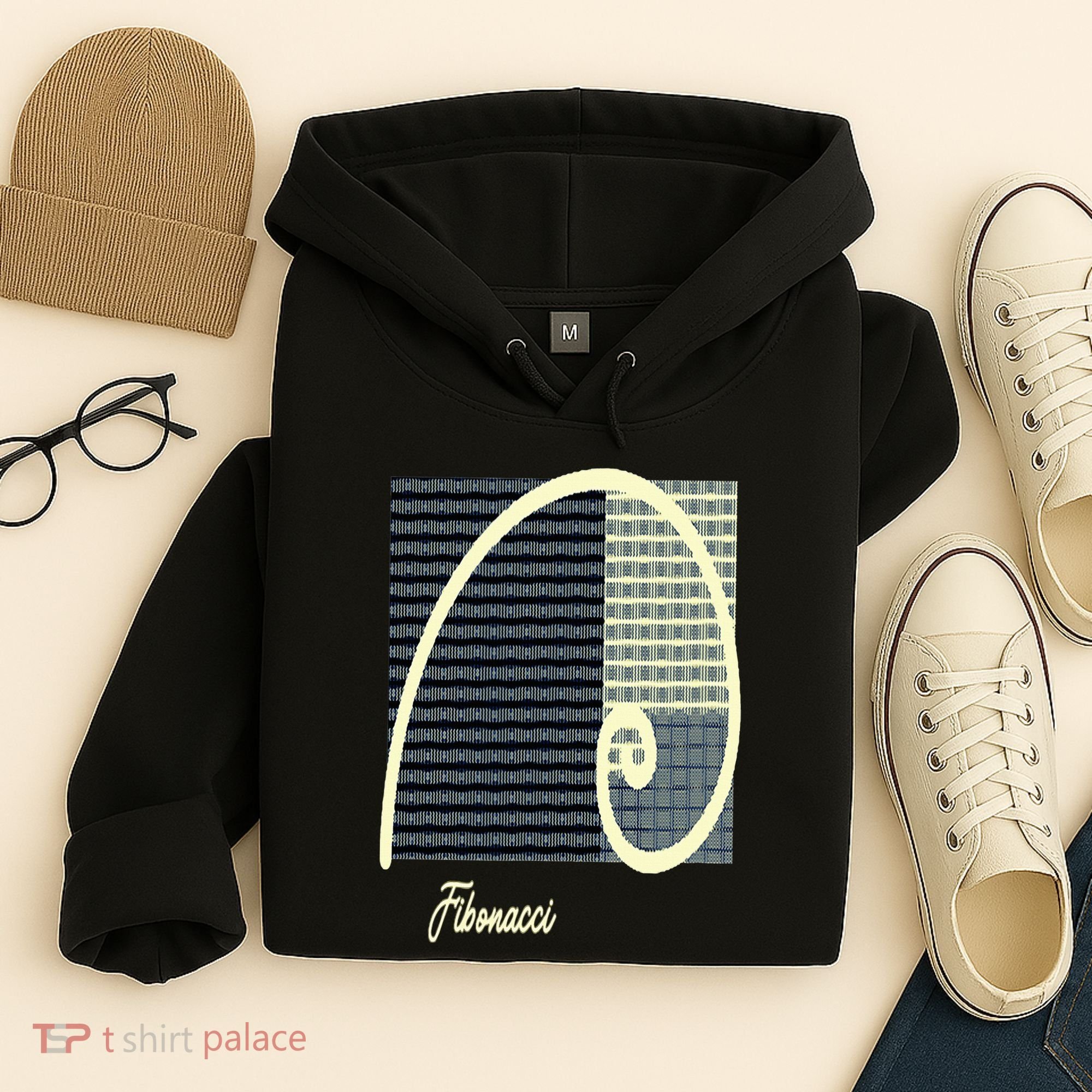 Fibonacci Golden Ratio spiral Hoodie