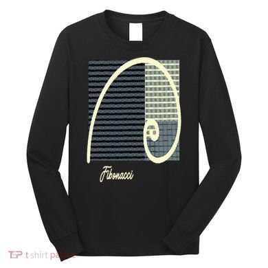 Fibonacci Golden Ratio spiral Long Sleeve Shirt