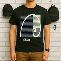 Fibonacci Golden Ratio spiral T-Shirt thumb 6