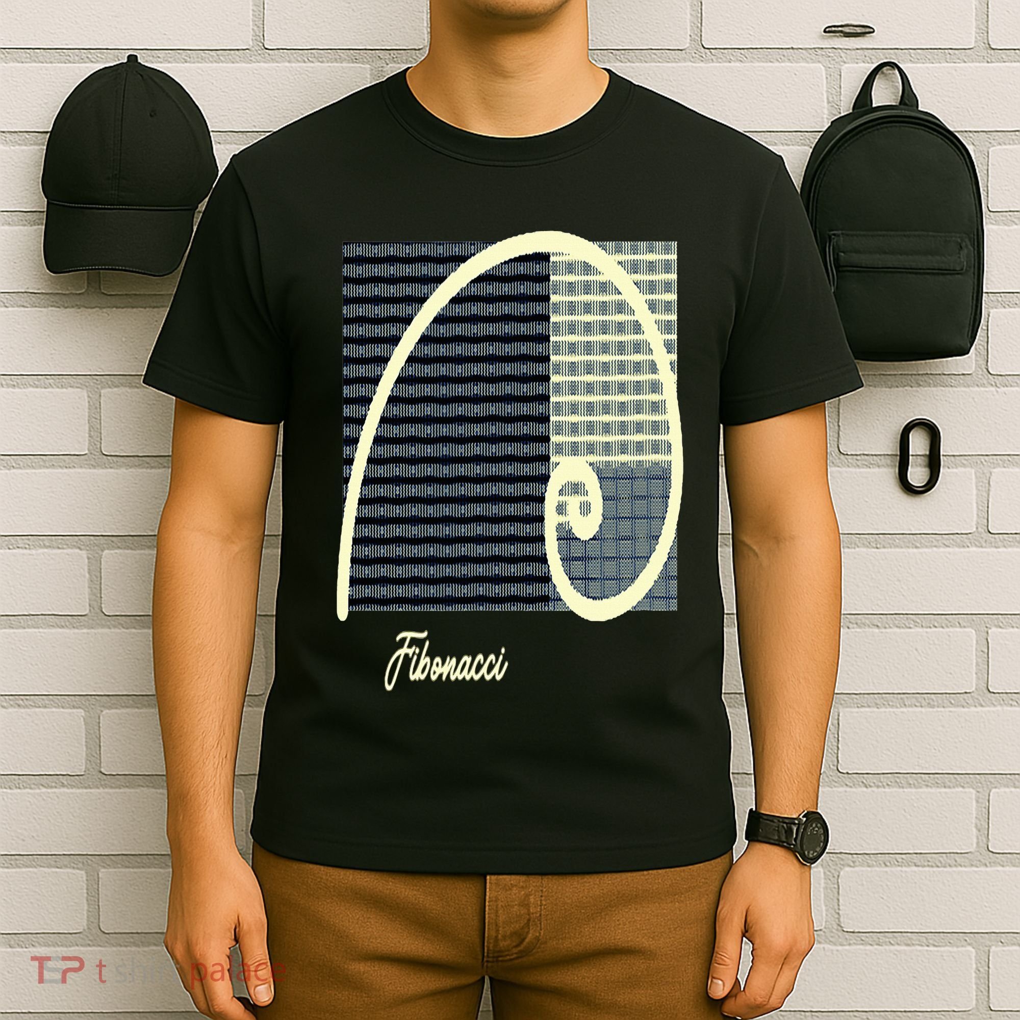 Fibonacci Golden Ratio spiral T-Shirt