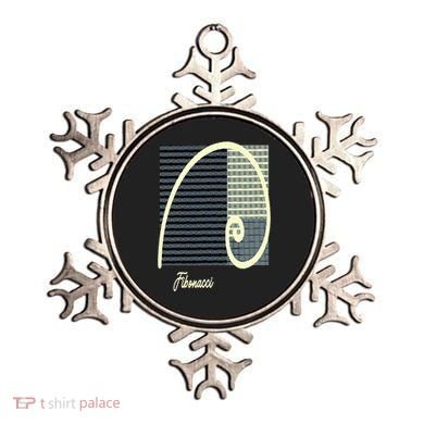 Fibonacci Golden Ratio spiral Ornament
