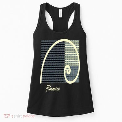 Fibonacci Golden Ratio spiral Women's Tank Top