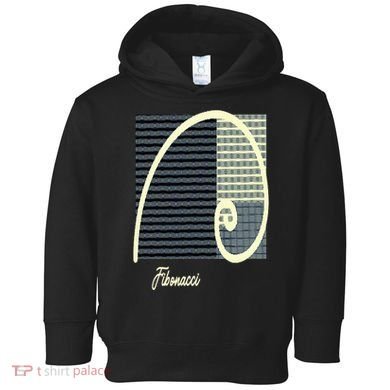 Fibonacci Golden Ratio spiral Toddler Hoodie