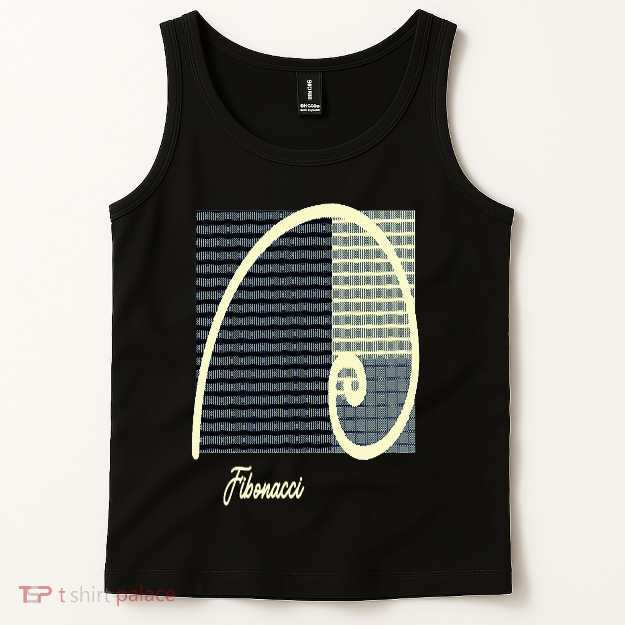Fibonacci Golden Ratio spiral Tank Top