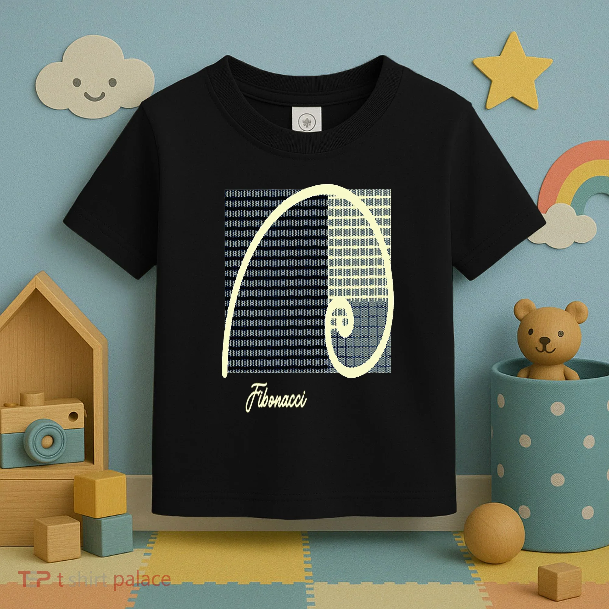 Fibonacci Golden Ratio spiral Toddler T-Shirt