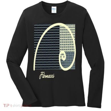 Fibonacci Golden Ratio spiral Women's Long Sleeve Shirt