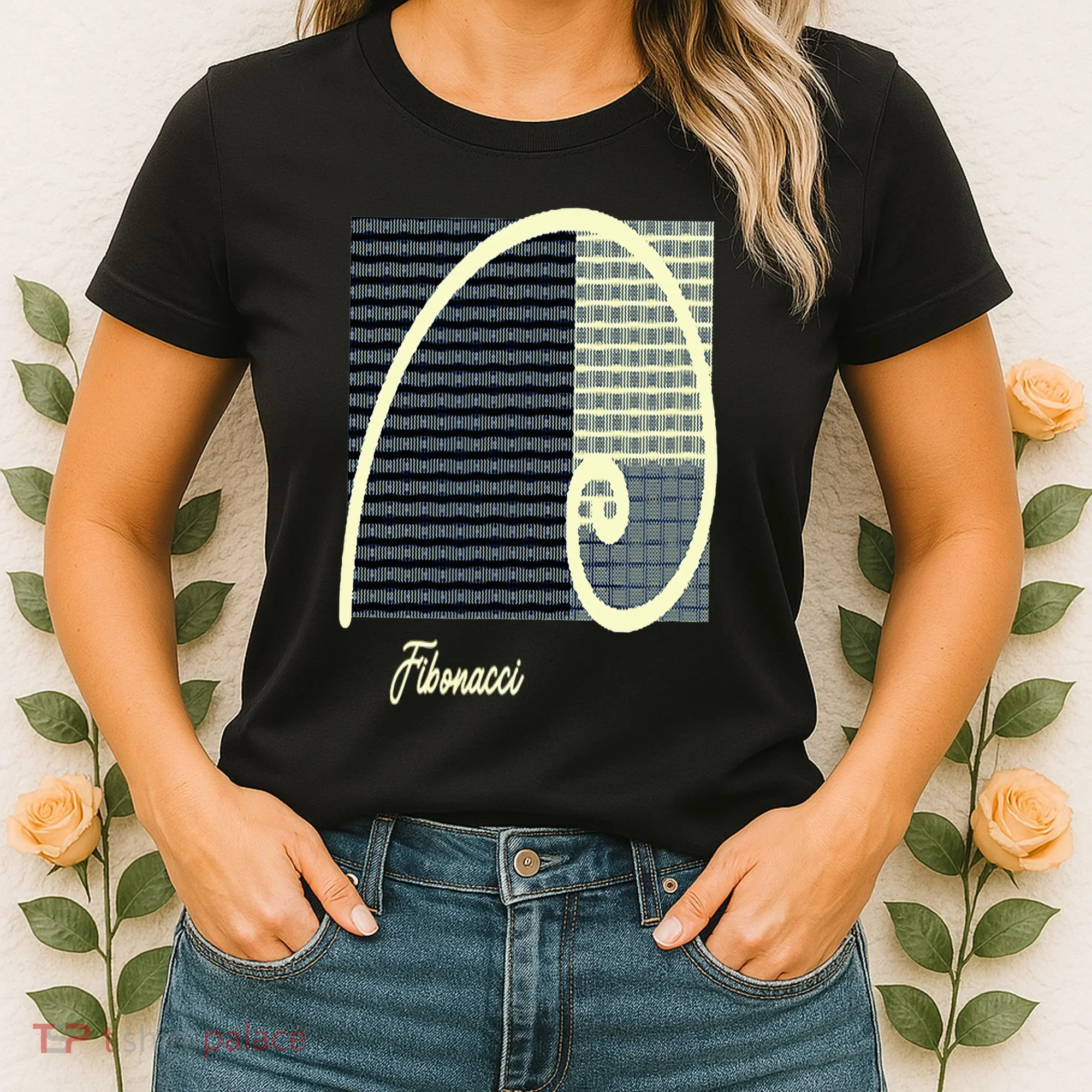 Fibonacci Golden Ratio spiral Women's T-Shirt