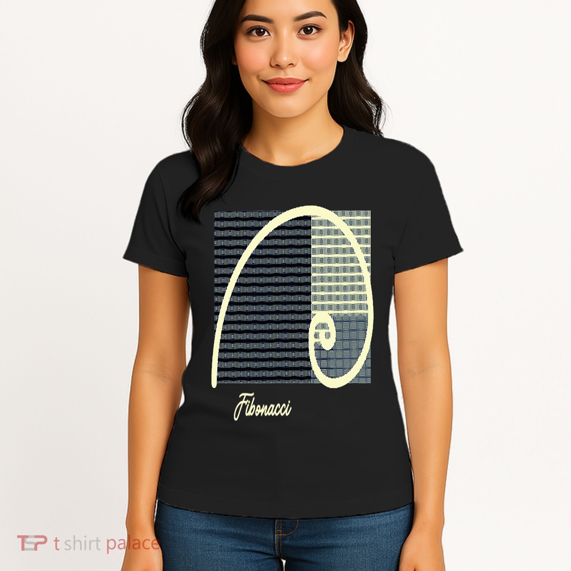 Fibonacci Golden Ratio spiral Women's T-Shirt