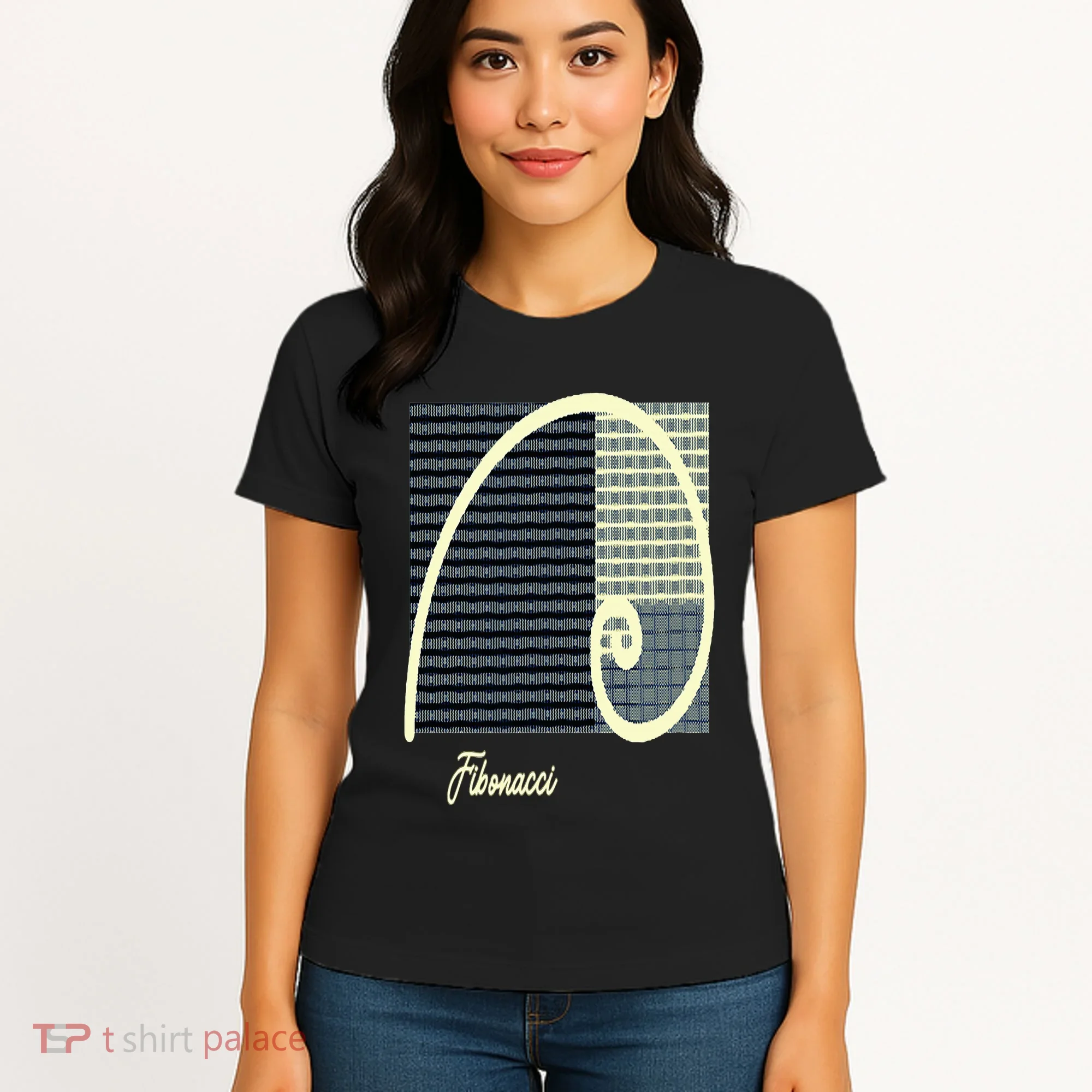 Fibonacci Golden Ratio spiral Women's T-Shirt