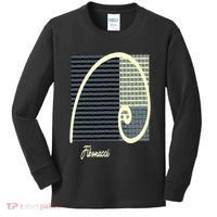 Fibonacci Golden Ratio spiral Kids Long Sleeve Shirt thumb 0