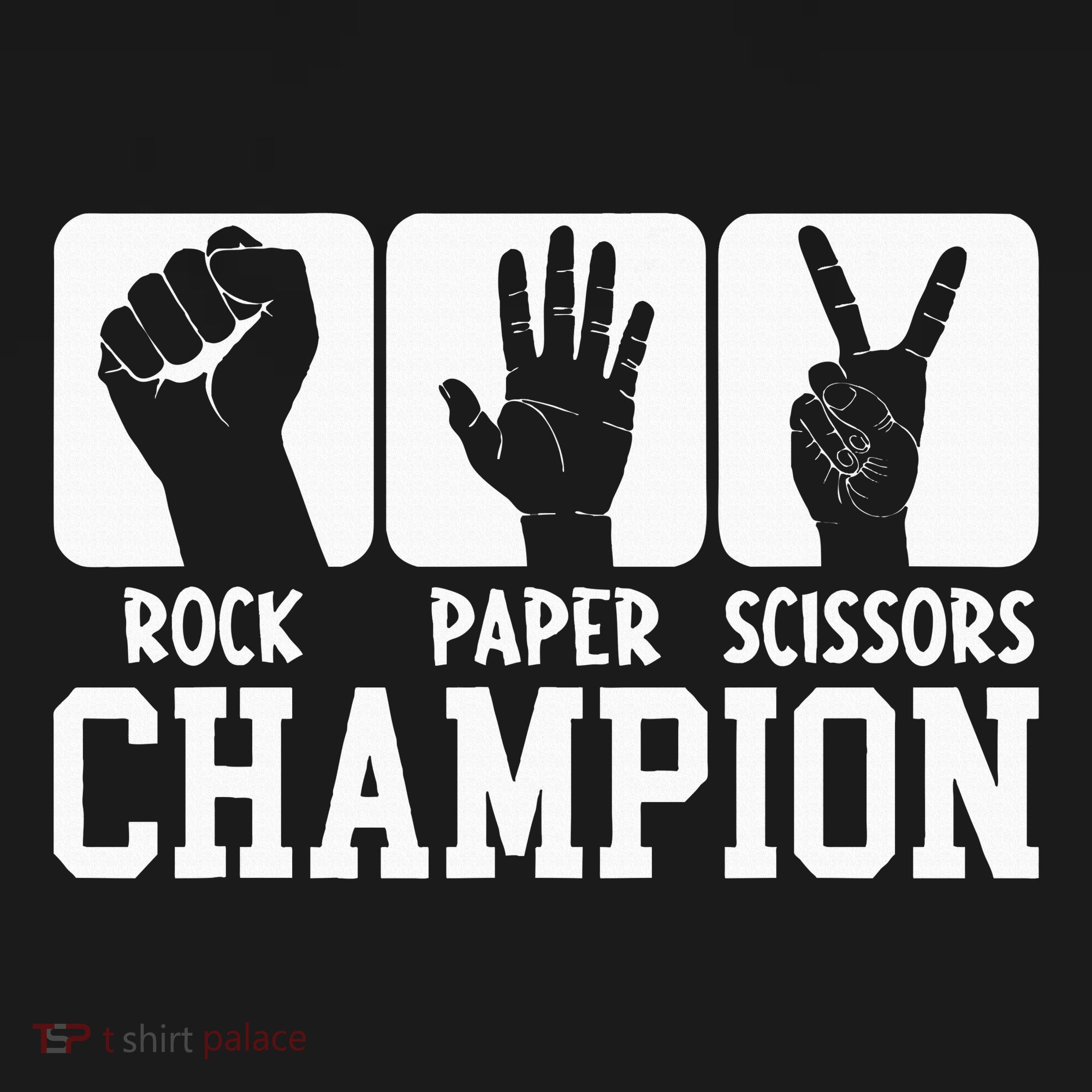 Funny Game Rock Paper Scissors Champion Apron