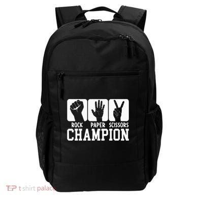 Funny Game Rock Paper Scissors Champion Backpack