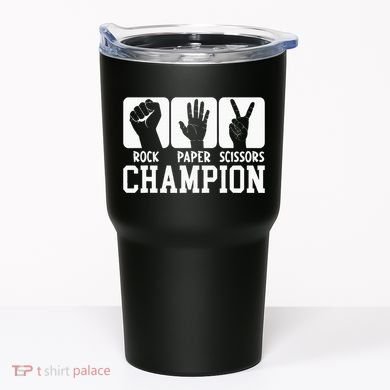 Funny Game Rock Paper Scissors Champion Tumbler