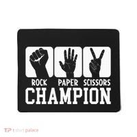 Funny Game Rock Paper Scissors Champion Mousepad thumb 0