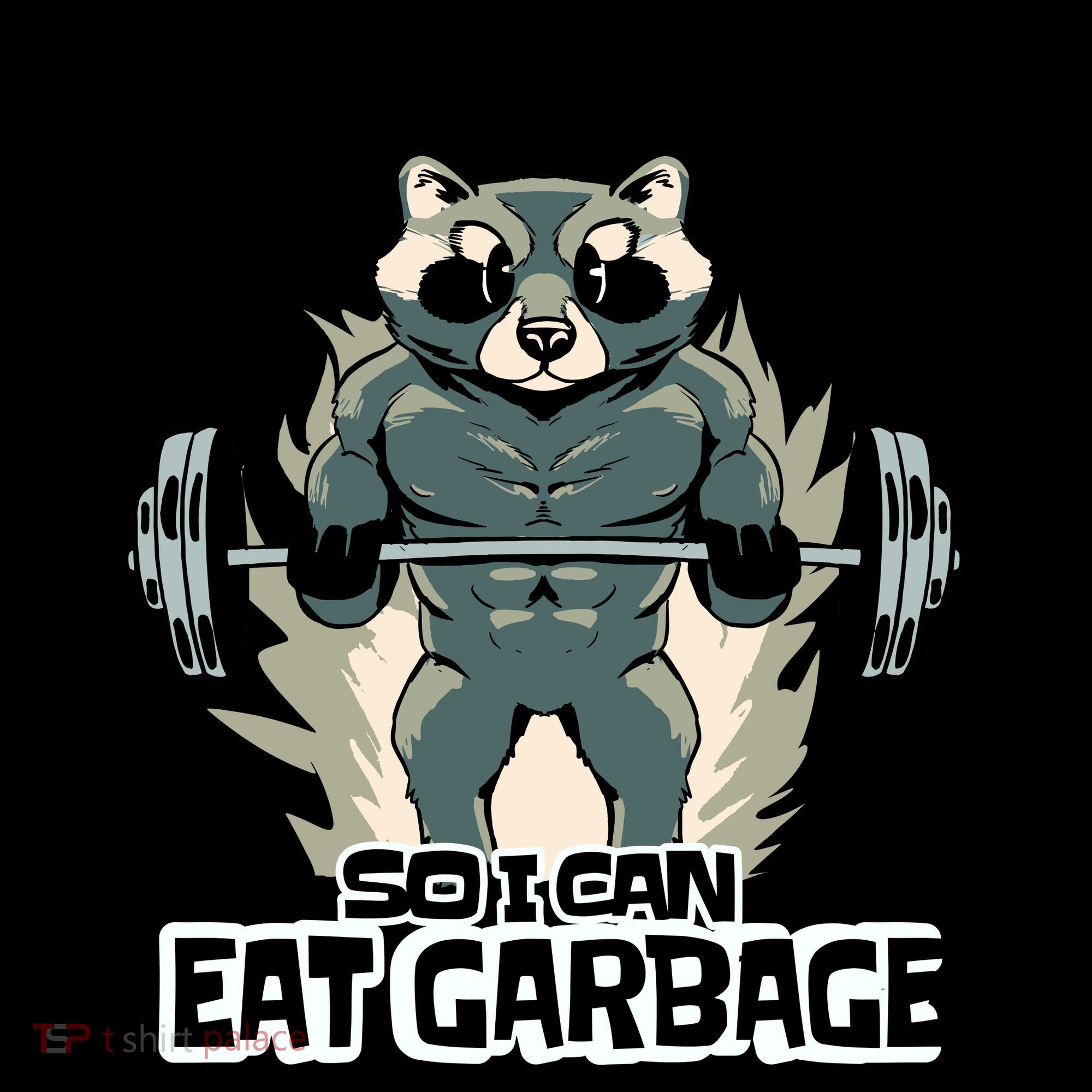 Funny Gym Raccoon I Workout So I Can Eat Garbage Coffee Mug