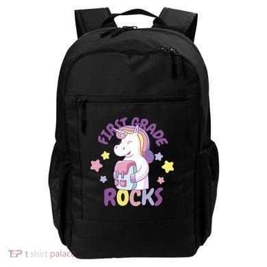 First Grade Rocks Unicorn Back To School Backpack