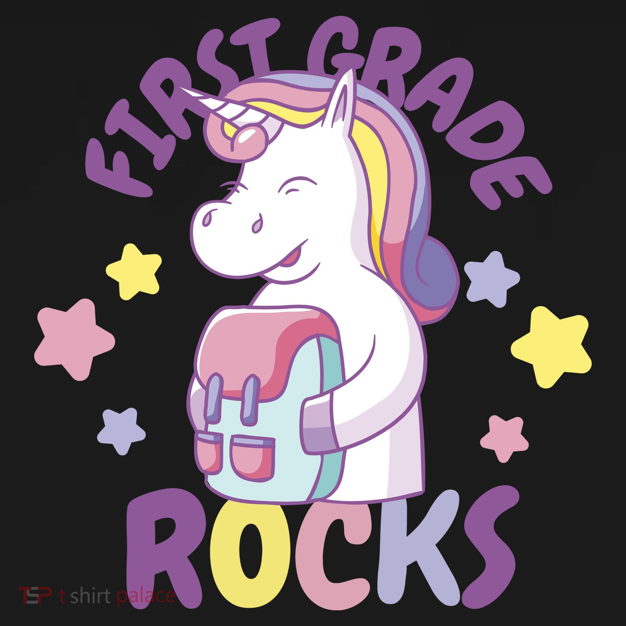 First Grade Rocks Unicorn Back To School Tote Bag